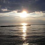 Sonnenuntergang am Strand